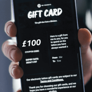 Â£100 Tattoo E-Gift Card