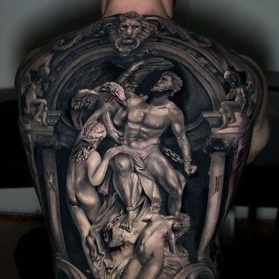 Black and Grey Realism by Andy Ramos at No Regrets Miami