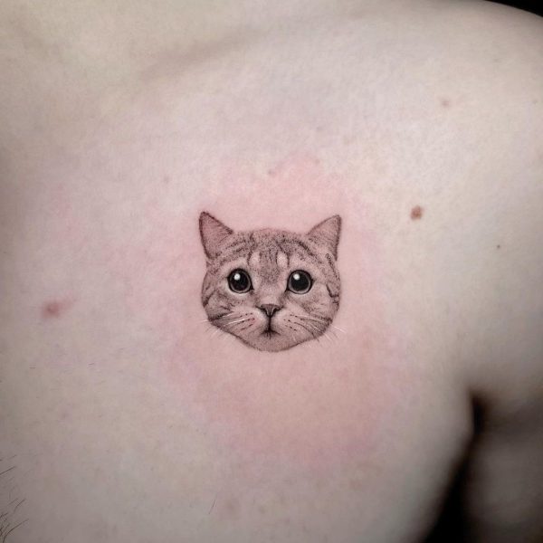 A micro realism cat portrait